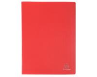 Protège-documents en polypropylène souple OPAK 100 vues - A4 - Rouge
