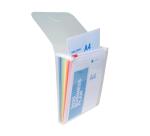 Trieur valisette vertical 6 compartiments Crystal - A4 - Cristal