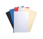 Paquet de 25 couvertures grain cuir pour reliure A4 - Couleurs assorties