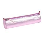 MIROR CUIR Trousse ronde Ø5,5x22 cm Miror Rose