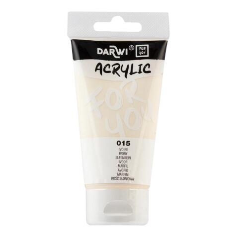 Darwi For You tube de peinture acrylique 75 ml - Ivoire