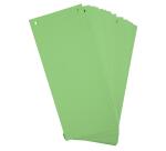Paquet 100 fiches intercalaires horizontales unies perforées Forever - 105x240mm