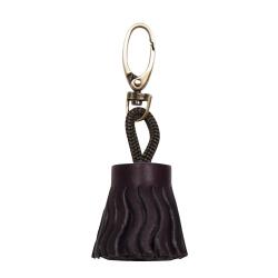 Lawrence CUIR Porte-clés 4x2,5 Aubergine