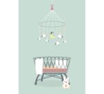 SET DE CORRESPONDANCE THÉMATIQUE, 8 enveloppes Pollen C6 (114x162mm) 120g + 8 cartes pliées 110x155m 185g, Naissance