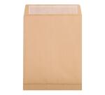 Boite de 250 Pochettes Kraft Brun 24-260x330 mm avec Soufflet de 30 mm - Auto-Adhésives - 120g/m2 - Brun