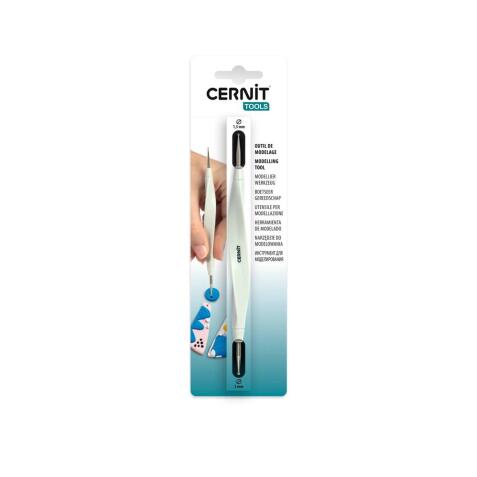 Cernit outil avec boules métal 2mm/1,5mm - Acier