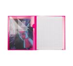 Carnet piqué Koverbook Neon 11x17cm 96 pages ligné couverture polypropylène opaque - Assortis