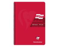 Cahier reliure intégrale EUROPA GLOSSY A4 180 pages détachables micro-perforées ligné + marge