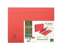 Paquet de 50 chemises poche coloris vifs Forever® - 24,5x32,5cm