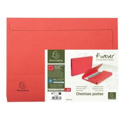 Paquet de 50 chemises poche coloris vifs Forever® - 24,5x32,5cm