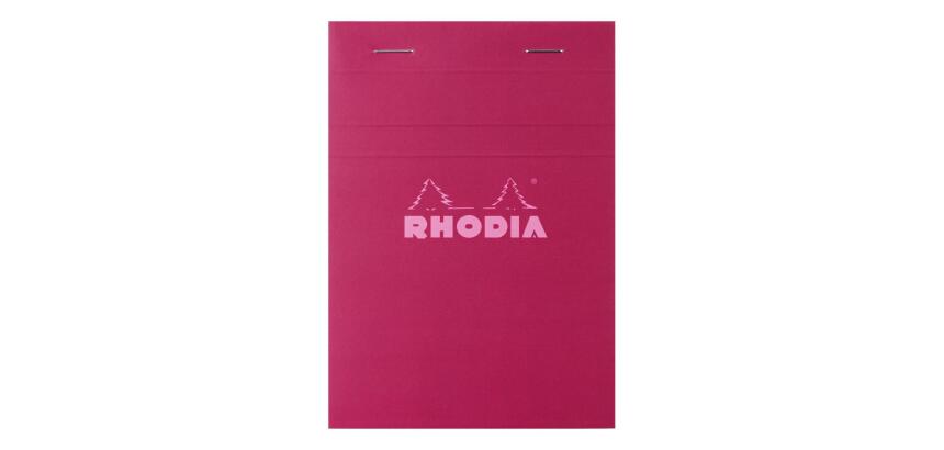Rhodia bloc agrafé COULEURS N°13 5/5 80 feuillets microperforés, couvertures assorties - Assortis