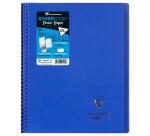 Cahier dessin/croquis Koverbook reliure intégrale enveloppante A4+ 100 pages papier blanc 125 g couverture polypropylène transparent - Assortis