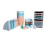 Letter tray COMBO Pastel coral glossy