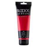 Peinture acrylique fine tube 250ml - Rouge blockx