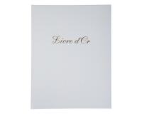 Gästebuch Balacron, 50 Blatt weiß, 27x22 cm, Hochformat