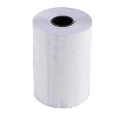 Bobine pour tickets de carte bancaire 57x40 mm - 2 plis chimique autonome 60g/m2. - Blanc