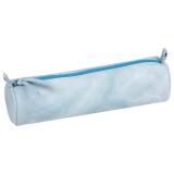 TIE&DYE Trousse ronde Ø5,5x22 cm, bleu ciel - Bleu ciel