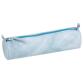 TIE&DYE Trousse ronde Ø5,5x22 cm, bleu ciel - Bleu ciel