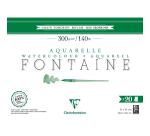 Fontaine bloc collé 4 côtés 20F 31x41cm 300g grain torchon