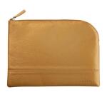 Rhodiarama pochette zippée en simili cuir - taille M (16x22 cm) - Or