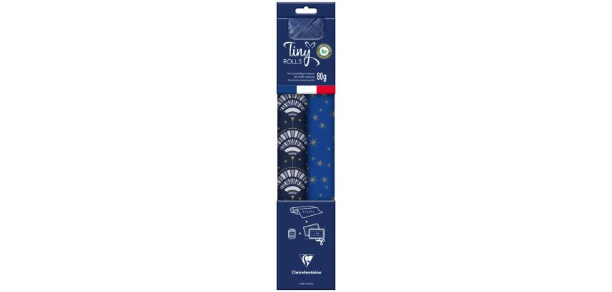 Set de papiers cadeau de Noël 'Tiny Rolls'