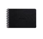 Rhodia Touch Mixed Media Book, papier Paint'On extra-blanc 250g - A6 paysage, 64 pages - Noir