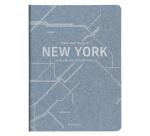 Jeans métro, Carnet mots de passe piqué cousu fil A5 - 14,8 x 21 cm, 32 pages imprimées, ass. - Bleu jeans