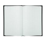 Registre 36x22,5cm 5x5 folioté 200 pages - Noir