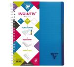 Linicolor, Wirobound notebook 23,5x29,7cm 80 sheets micro perforated 4 holes + 3 removable dividers Lined+ Frame assorted - Assortment