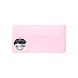 Paquet de 20 enveloppes 120g POLLEN 11x22cm (DL). Coloris Rose dragée