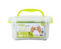 DARWI Pack Scolaire de 4 pains de pâte à modeler auto-durcissante 1kg KIDS - Blanc