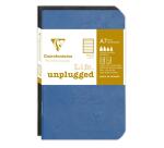 Set de 2 carnets piqûre Age Bag 7,5x12cm 48 pages ligné Couleurs assortis - Assortis