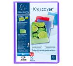 Protège-documents polypropylène semi rigide Kreacover® Chromaline 30 pochettes - 60 vues - A4