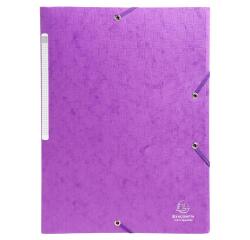 Chemises à élastiques carte lustrée 3 rabats monobloc