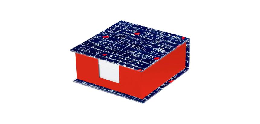 Le Mur des Je t'aime, Bloc cube 11x11x4cm contenant 300 feuillets unis 9 ,8x9,8 cm