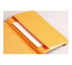 Rhodiarama carnet souple A5 160 pages ligné papier ivoire 90g fermeture élastique - Nacarat
