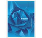 Cahier brochure rembordée rigide 7000 24x32 cm 192 pages grands carreaux 70 g - Assortis