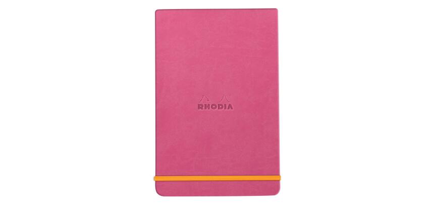 Rhodia Hardcover Webnotepad - 9 x 14 cm ? Lined - Fuchsia