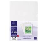 Packung mit 10 Aktensichthüllen aus glattem und festem PVC 130µ, für Format DIN A4
