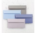 Enveloppe Pollen Clairefontaine 120 g/m² sans fenêtre avec bande de protection couleur - Paquet de 20