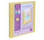 Classeur 4 anneaux 30mm polypropylène Kreacover Pastel - A4 Maxi - Couleurs assorties