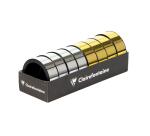 Plat. 8 bobinots métal. 10mx25mm, ass.