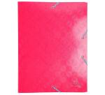 Boite de classement carte lustrée gaufrée pelliculée 1928 - dos de 25mm - A4 - Couleurs assorties