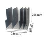 MODULOTOP Classificatore verticale 5 intercalari - Grigio chiaro