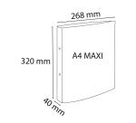 Classeur 2 anneaux 30mm IDERAMA PP - A4 maxi