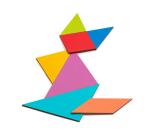 Jeu éducatif, Tangram - Multicolore