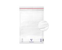 Boite de 100 Pochettes Blanches Matelassées de Film à Bulles 220x330 mm - Auto-adhésives - Blanc