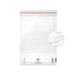 Boite de 100 Pochettes Blanches Matelassées de Film à Bulles 220x330 mm - Auto-adhésives - Blanc