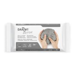 DARWI Pain de 1 kg de pâte auto-durcissante BETON - Béton