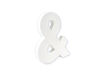 Lettre & 20,5cm - Blanc